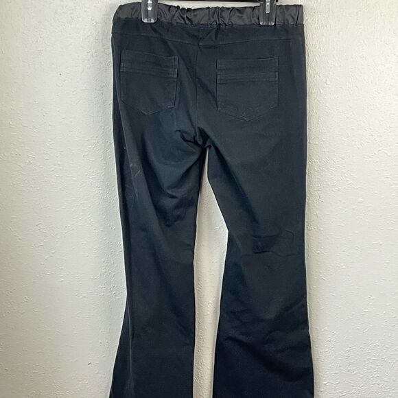 EUC Luciano Dante Womens Black Cozy Pants with Zipper Pockets Size M - Picture 3 of 5